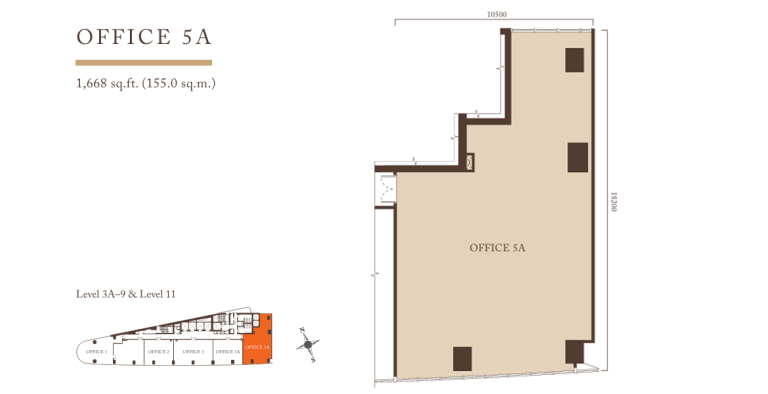 Office 5A (1,668 sqft)
